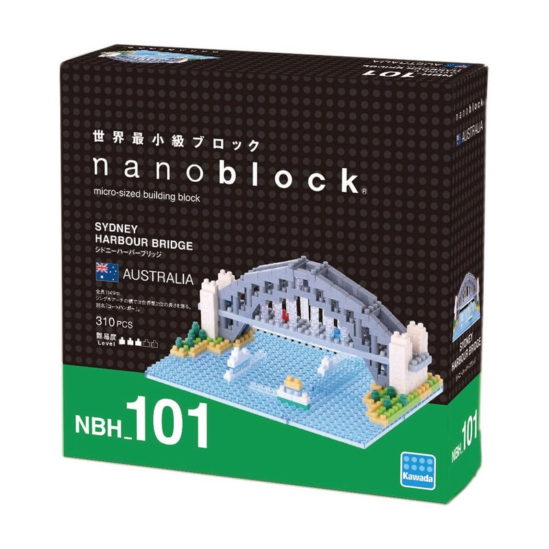 Nanoblock NAN-NBH101 Sydney Harbour Bridge, Multicolor