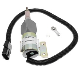 3991167 Fuel Shut Off Solenoid 1703-3304 3964627 87420952 SA-4941-12 J991167 Replacement for Cummins Engine 4BT 5.9L Hyundai R220-5 Case IH 12V
