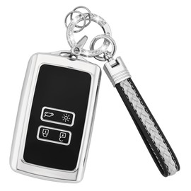 Koaudb Car Key Case Cover Fits, silver
