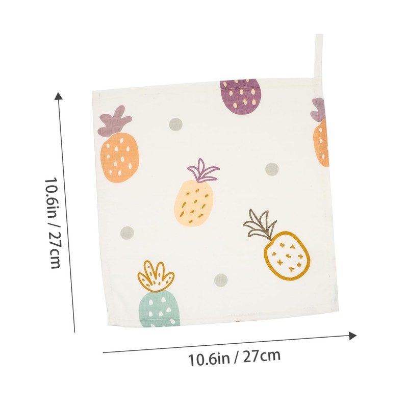 Kisangel 1Pc Cotton Face Towel Drying Square Handkerchief for Newborns