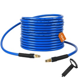 10m / 32Ft High Pressure Washer Replacement Hose for Karcher K Series K2 K3 K4 K5 K6 K7, High-Pressure Reinforced Hose Blue with Quick Click Plug Connector,Storage Belt,Jet Wash Pipe Cleaning Car ﻿