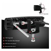 Faros Barra 4 Leds Lupa 8d 6000lm Autos Motos Alta