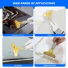 EHDIS 15''-58'' Long Handle Adjustable 4'' Razor Blade Scraper Tool