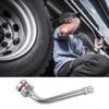 10 Pcs TR545D Truck Tire Valve Stems, 60 Degree Bend