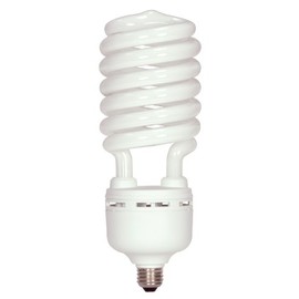Satco S7376 105 Watt (400 Watt) 7000 Lumens Hi-Pro Spiral CFL Bright White 4100K Medium Base 120 Volt Light Bulb