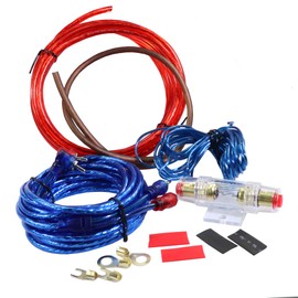 10 Gauge Car Amp Wiring Kit –Welugnal A Car Amplifier Install subwoofer Wire Wiring Kits Helps You Make Connections and Brings Power to Your Radio, Subwoofers and Speakers Amp Power Wire