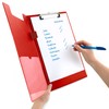 Rapesco VFDCB0R3 Clipboard Folder with Slip Pocket A4+ Red