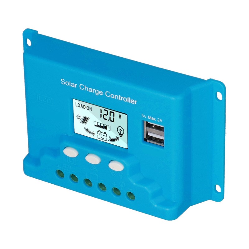 Solar Charge Controller LCD Anti Backfill Circuit Protection Solar Controller