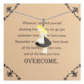 Lywjyb Birdgot Movie Gift Fandam Necklace Inspirational Gift For Women Mom Sister (alice silver ne CA)