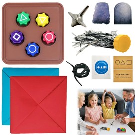 Gonggi Korean Game, Gonggi Korean Game, Korean Folk Game Set, Traditional Korean Games, Jebi Chagi, Gong-gi, Biseokchigi, Paeng-y, DDAKJI, Traditional Korean Games, for Children and Adults