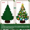 AivaToba Árbol de Navidad de Fieltro,Kit de Árbol de Navidad