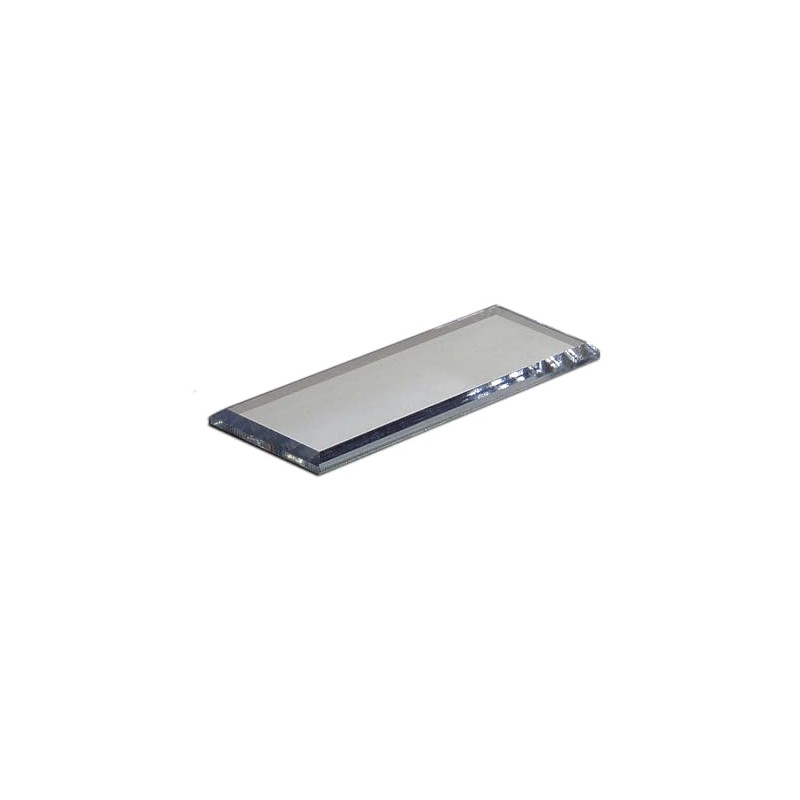 Mirart Pull Handle, Self Stick Acrylic Mirror Finger Glide Beveled