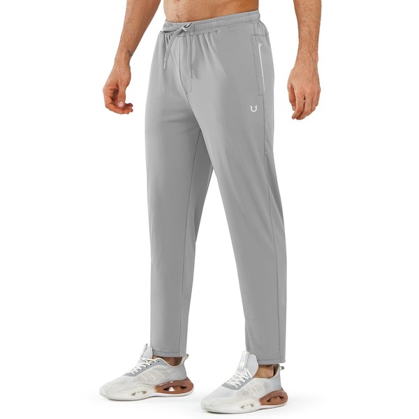 NORTHYARD Men’s Athletic Track Pants Sweatpants with Zipper Pockets Workout