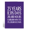 23rd Anniversary Card, Birthday Card - Happy 23rd Anniversary, Blank