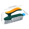 Scrubber for Bathroom Cleaning, 4 in 1 Floor Brush, Flexible