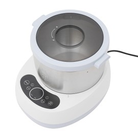 Dough Mixer 4.5 Qt Electric Dough Maker with Ferment Function, 304 Stainless Steel Bowl, Microcomputer Timing, Dough Mixer with Stuffing Blade, Large Capacity