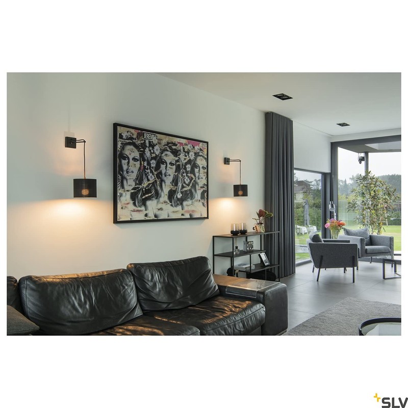 SLV Electric Component Fitu Crane Base / Wall Mount Black