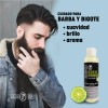 Manup Crecimiento De Barba Aceite De Bergamota 125 Ml Kit