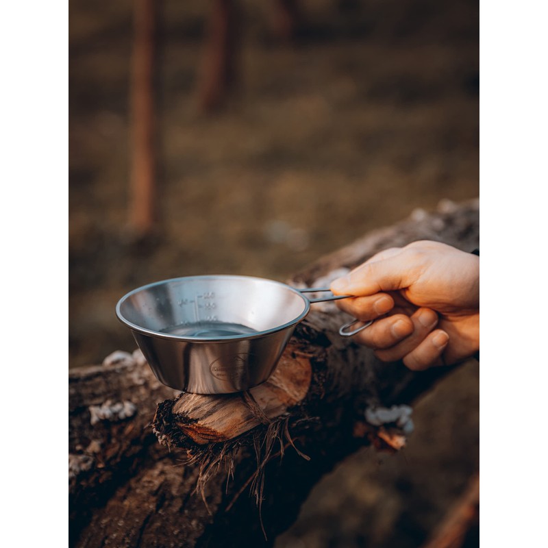 Camping Moon S-220 Camping Cup, Stainless Steel, 10.1 fl oz