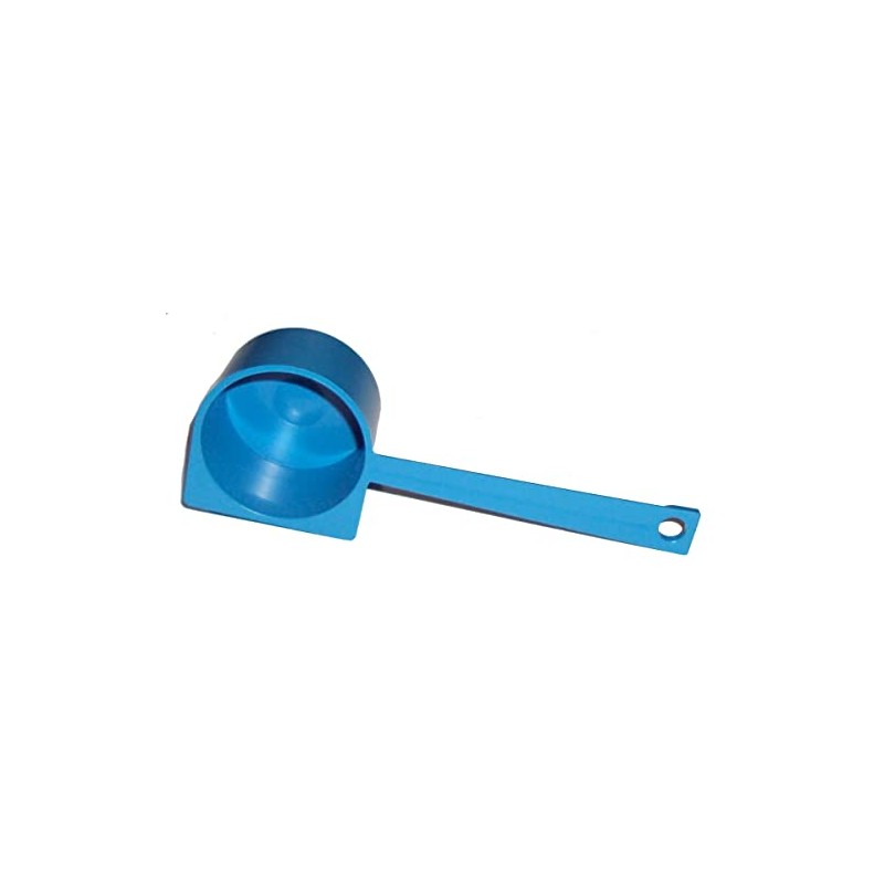 Tupperware Vintage Gadget Coffee Scoop with Level in Sky Blue