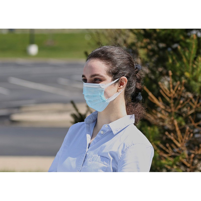 Basic Resources PPE201DMM001 Single Use Pullout Comfort Earloop Disposable Face