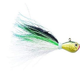 Spro Bucktail Jig-Pack of 1, Green Shad, 1/4-Ounce
