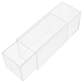 KONTONTY Stackable Desktop Storage Bin Drawer Organizer for Makeup Accessories and Items Compact and Practical Storage for Tidy Countertops