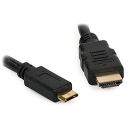 DragonTrading® Mini HDMI to HDMI Cable Lead for Connecting Canon EOS M Camera to TV, HDTV, LCD, Plasma, Monitor with HDMI Port