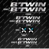 Sticker Set Compatible with Frame BTWIN MTB Mountain Bike and