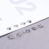 Dochais Pack of 9 Nose Studs Made of 316L Stainless