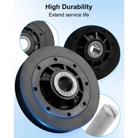 HUQUZN Dryer Roller Kit Fit for Speed Queen ADE3LRGS171TW01 ADE3SRGS173TW01 ADE3SRGS175TW01 Alliance ATEE9AGP173TW01 ATGE9AGP113TW01 ADE4BRGS175TW01 Replace RB170002 3447593 AP5186795 PS12220620