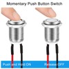 Set of 4 Waterproof Push Button Locking Push Button Stainless