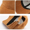 XRDSS Corduroy Baseball Cap Unisex Adjustable Classic Sports Cap Outdoor
