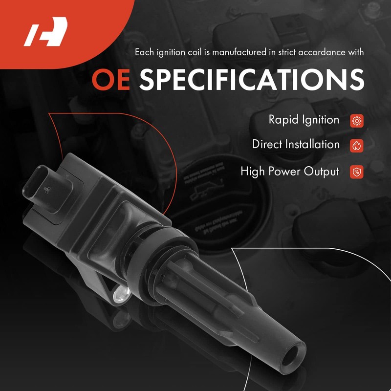 A-Premium Bobina de encendido compatible con Ford Fiesta 2011-2019 L4
