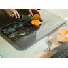 Adolif Natural Black Marble Pastry and Cutting Board, 12x20x0.7 Inch,