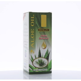 Hemani Aloe Vera Oil 125ml | All-Natural | Aloe Vera for Hair, Skin, Face | Daily Use | Absorbs Easy, Easy to Apply | Moisturize, Boost Hair Growth | Aloe Vera Hair Growth Oil | All Skin Types