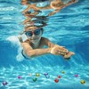 Hercugifts Diving Gem Pool Toy Colorful 6 Big Diamond Set