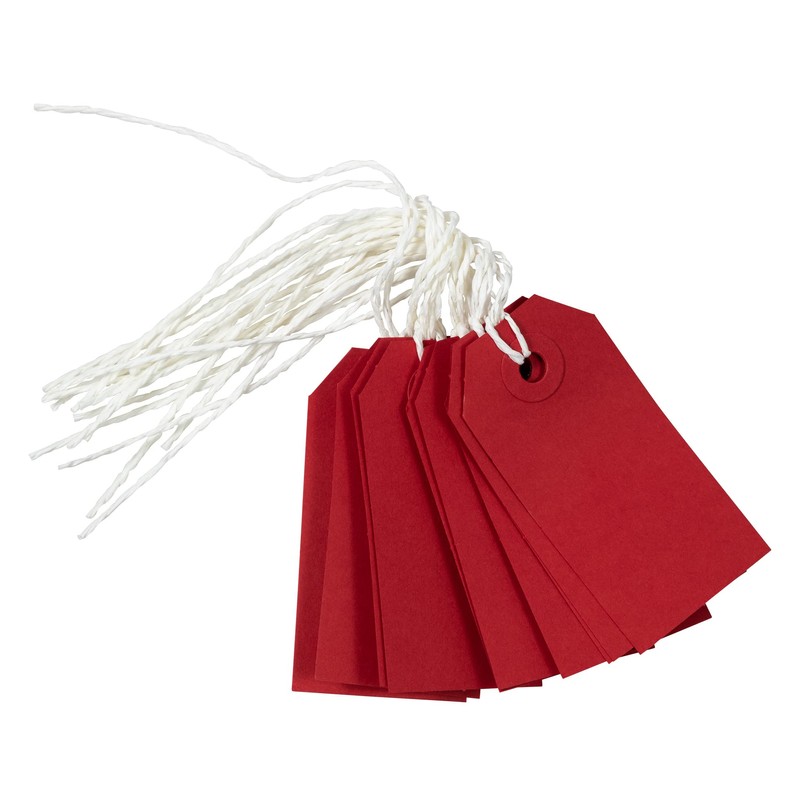 JAM PAPER Gift Tags with String - Small - 3