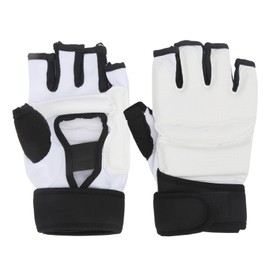 1 Pair 180‑185mm Half Finger Punch Bag Training Gloves Boxing Taekwondo Fingerless Gloves