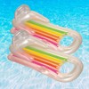 Intex King Kool Lounge for Swimming Pools, Silver 2-Pack