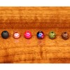 Hareline Slotted Tungsten Beads 5/32" Rainbow