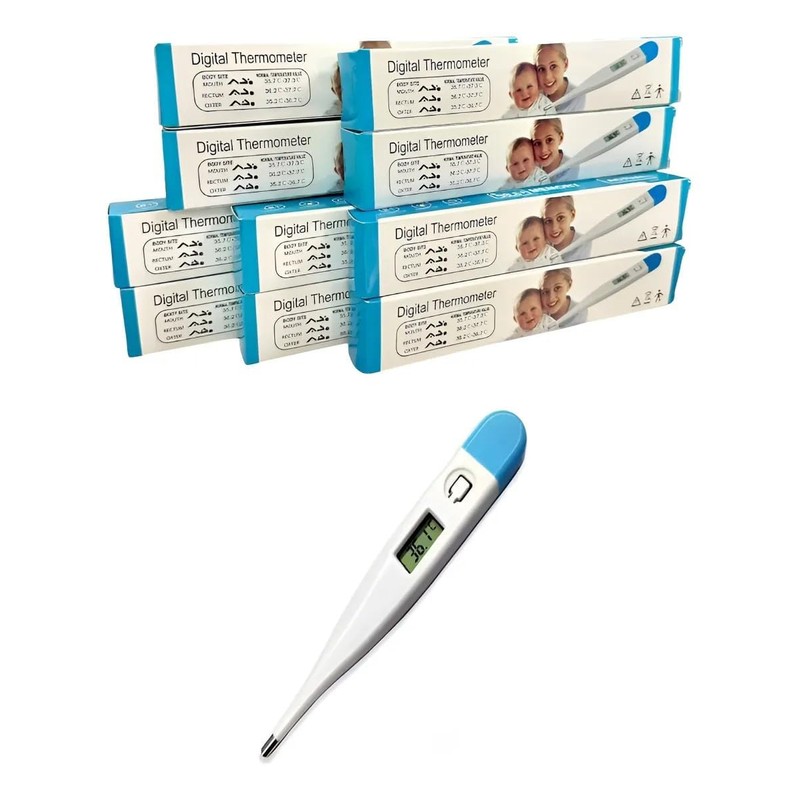 FARMADAR Termometro Digital Lcd Clinico Oral Axilar Tipo Pluma 5