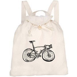 Azeeda 'Bicycle' Canvas Rucksack/Backpack (RK00010233)