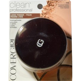 COVERGIRL Clean Professional Loose Powder-115 Translucent Med-NIB-Discon