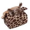 Winterworm Soft Plush Pet Cave Pet Bed with Removable Pad
