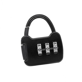 Mini Locker Combination Dial Lock - Black Student Model 5ea