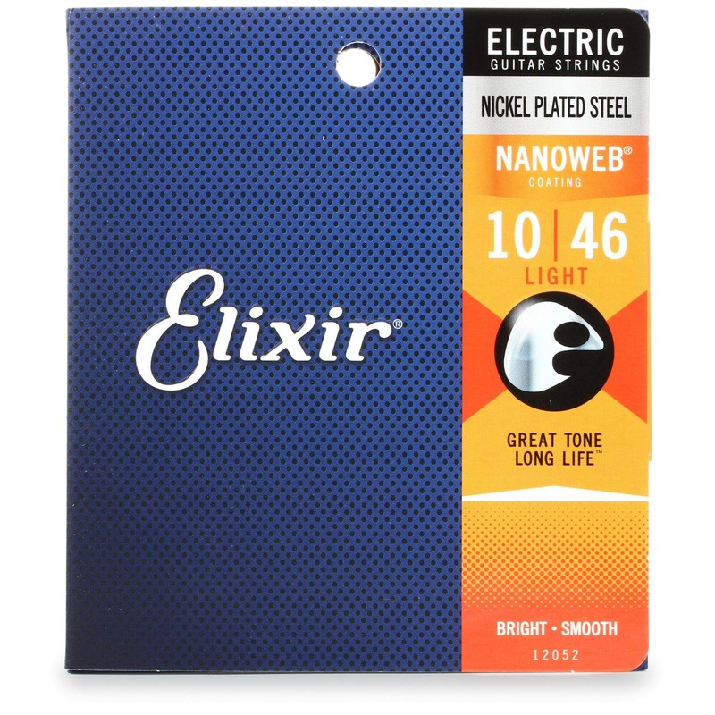 Elixir Strings 14077 Nanoweb Electric Bass Guitar Strings - .045-.105