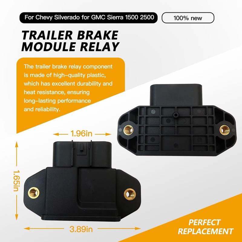 Acupress Trailer Brake Module Control Tow Relay Replacement for GMC
