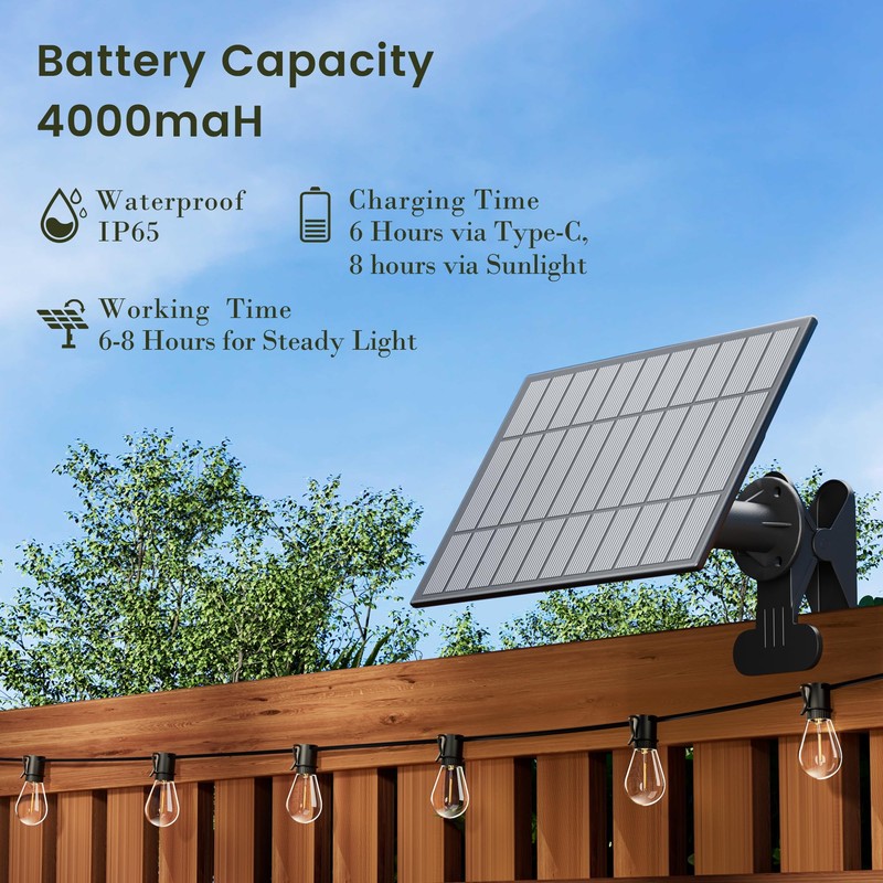 TORKASE Replacement Solar Panel - Compatible with TORKASE Solar Powered