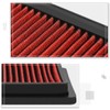 Red Reusable Washable High Flow Drop-in Air Filter Compatible with
